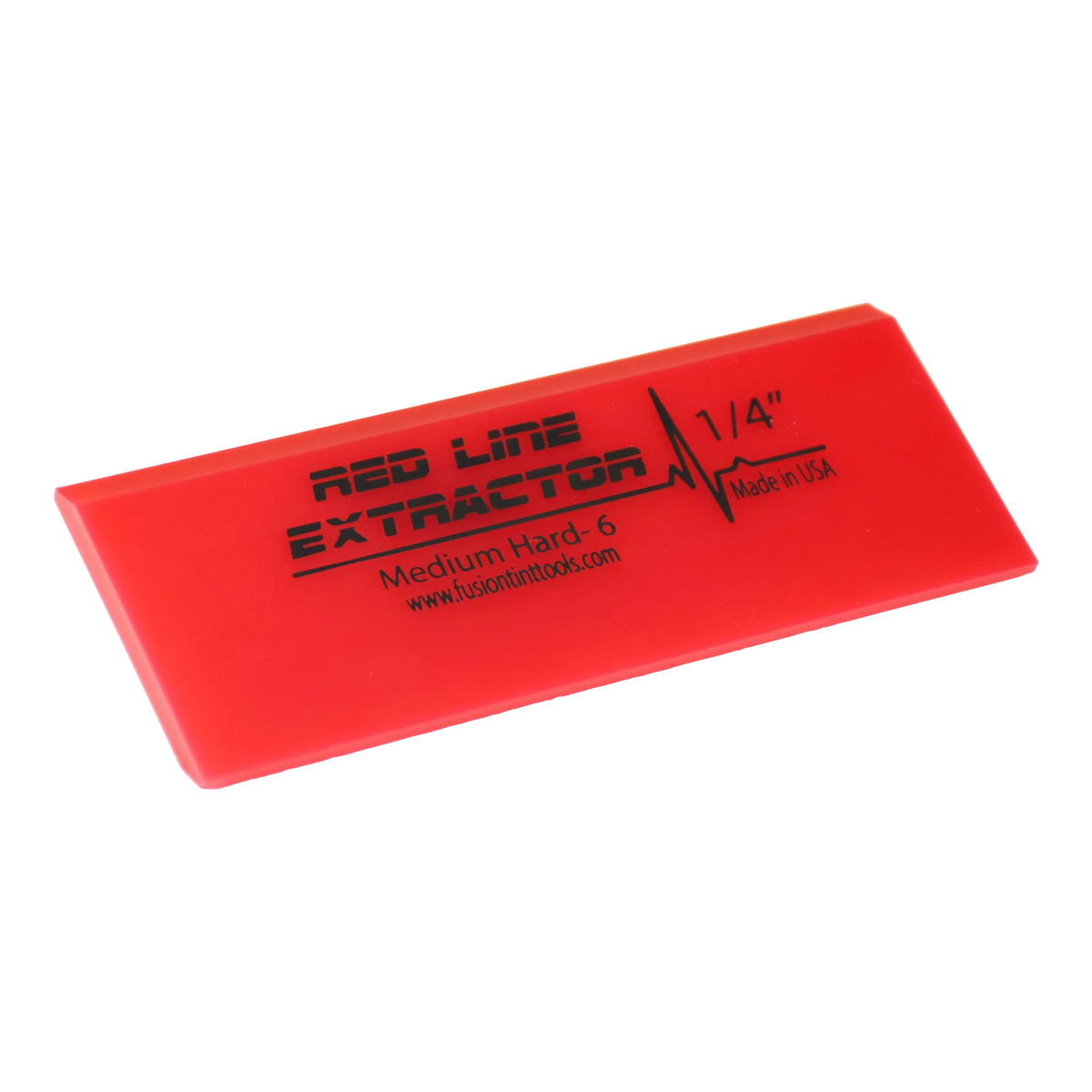 5" Red Line Extractor 1/4" Thick Double Bevel Squeegee Blade