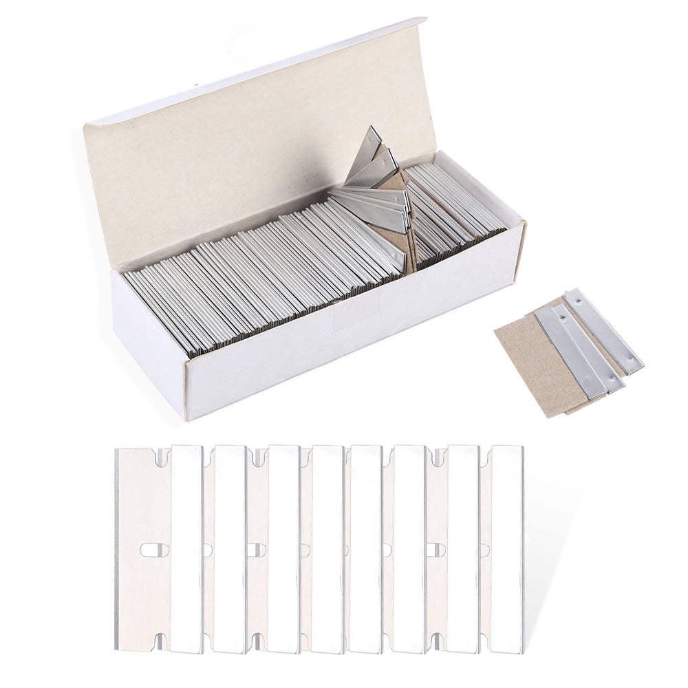 Full view of the Stainless Steel Tinting Blade package, ready for use in achieving perfect window tinting results.