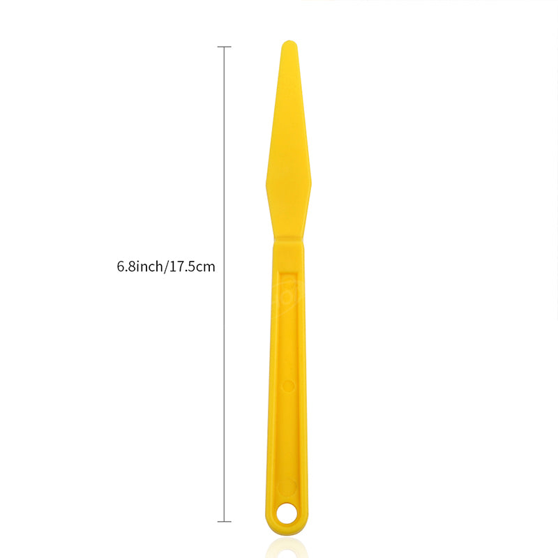Dimensional view of The Shank - 7" tool for window tint professionals.
