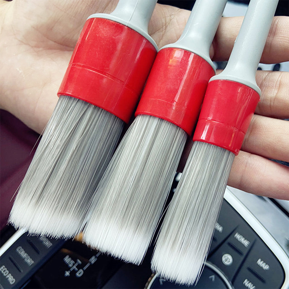 69 Super Soft Synthetic Detailing Brushes Set Handle 3PCS