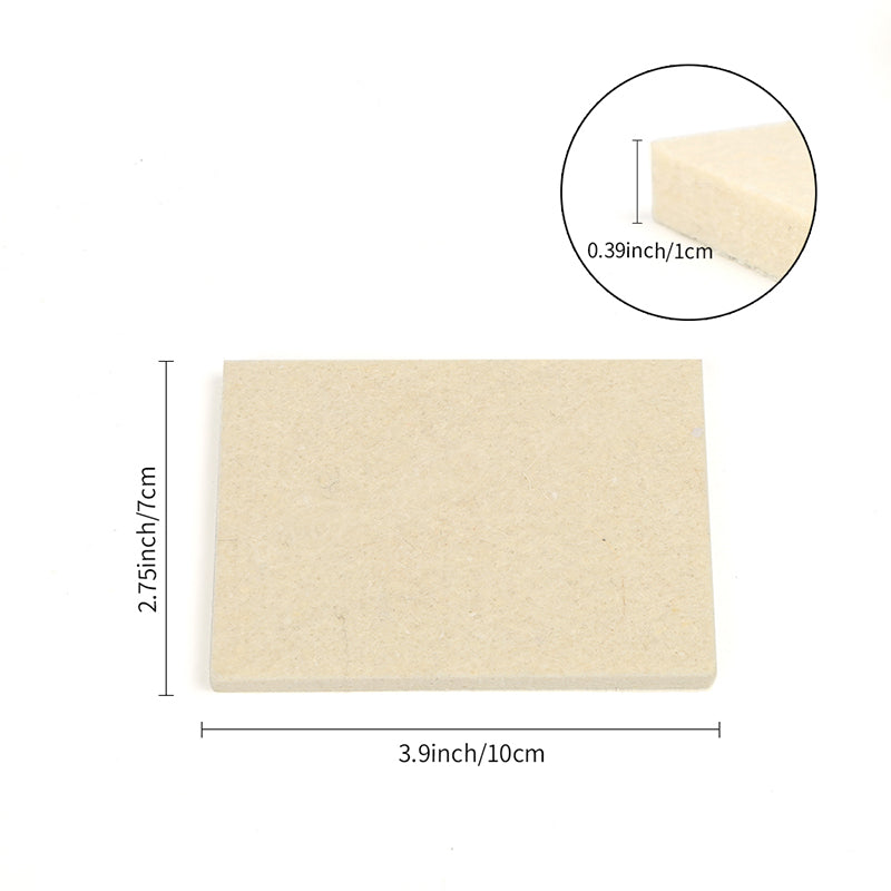 Dimensional view of the 3M Wool Shrinking Tint Card, showcasing its size for effective application.