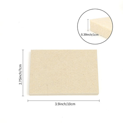 Dimensional view of the 3M Wool Shrinking Tint Card, showcasing its size for effective application.