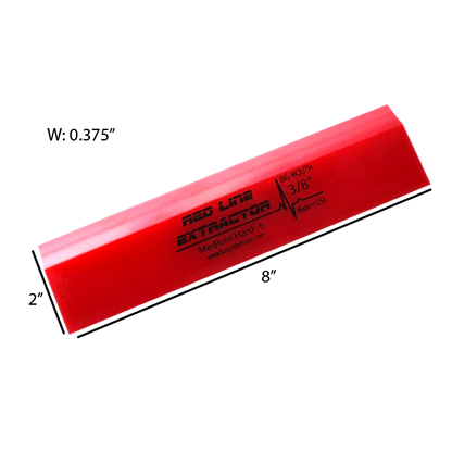 8" Red Line Extractor 3/8" Thick Single Bevel Squeegee Blade Regular Price