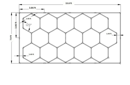 Nexus Hexa LED Garage Light - Model ST1028