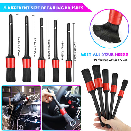 69TOOLZ Interior & Exterior Car Cleaning Kit 21PCS