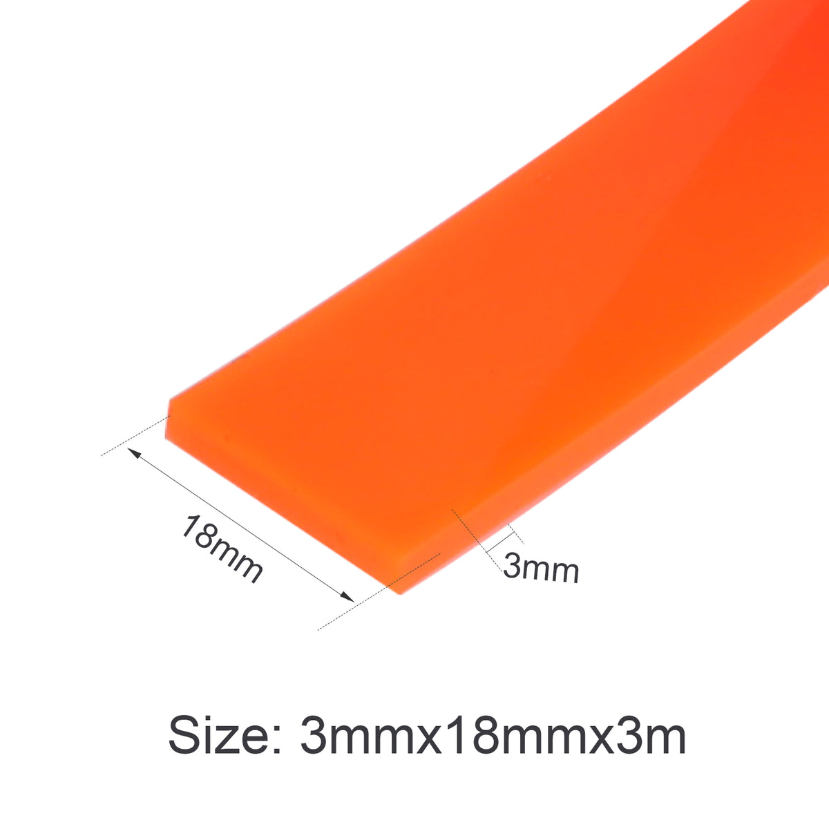 Fusion 120" Squeegee Channel Refill - Orange ,Blue & Red Rolls