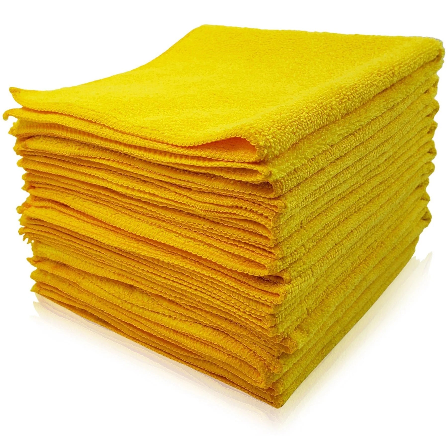 Close-up of the high-density 380 GSM fabric of the microfiber towel, designed for scratch-free performance in car detailing.