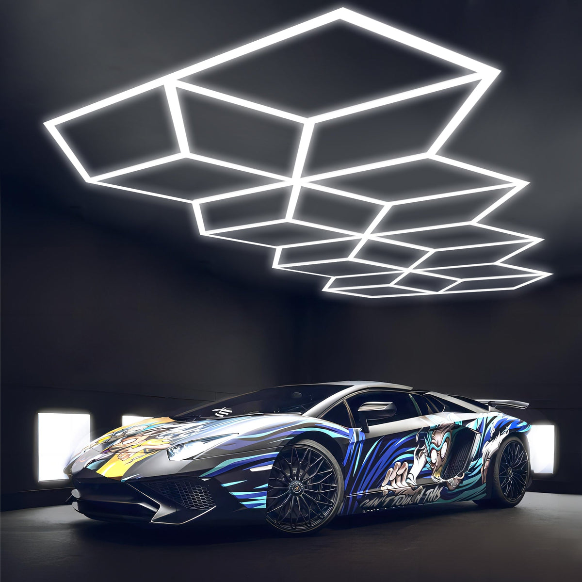 Hexagon Garage Lights